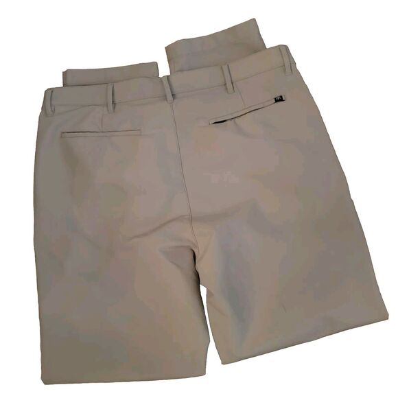 Banana Republic Tan Motion Tech Hybrid Athletic Mens Pants Size 36x32  000106 - Picture 7 of 9